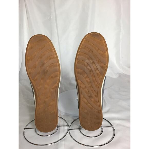 Sperry Women Topsiders Boat Shoes Sz. 9.5 Silver NWOT  Sperry Songfish Comfort - Picture 9 of 10
